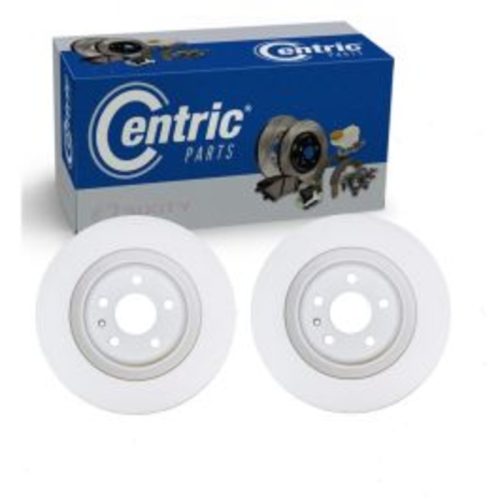 2 pc Centric GCX Rear Disc Brake Rotors for 2017-2021 Audi A4