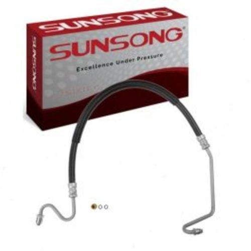 Sunsong Hydroboost To Gear Power Steering Pressure Line Hose for 1987-1988 Chevrolet R30 4.8L 5.7L 6.2L 7.4L L6 V8