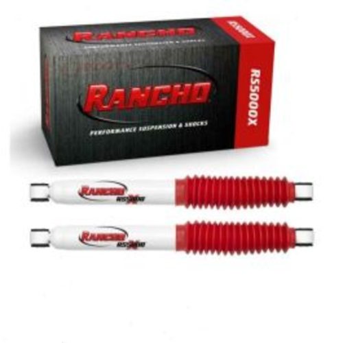2 pc Rancho RS5000X Front Outer Shock Absorbers for 1981-1986 Chevrolet K20 Suburban