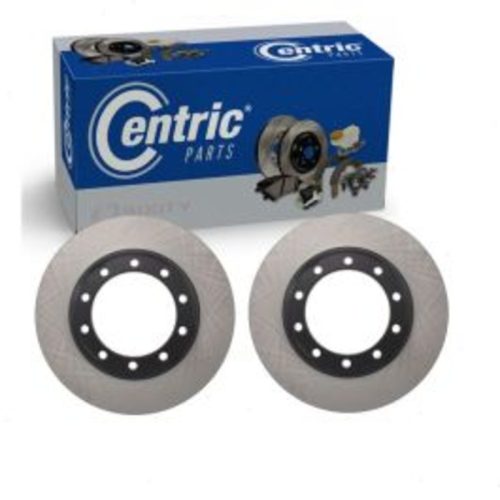 2 pc Centric Premium Front Disc Brake Rotors for 2003-2011 Isuzu FVR