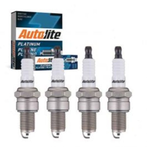 4 pc Autolite Platinum Spark Plug for 1980-1987 Audi 4000 1.6L 1.7L 1.8L L4