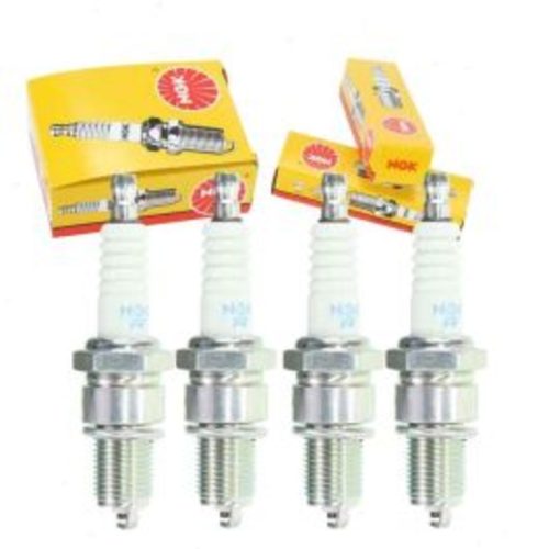 4 pc NGK Standard Exhaust Side Spark Plugs for 1987-1988 Nissan Pathfinder 2.4L L4