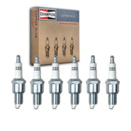 6 pc Champion Copper Plus Spark Plugs for 1969 Checker Deluxe 4.1L L6