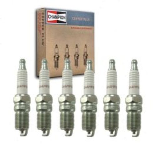 6 pc Champion Copper Plus Spark Plugs for 1979-1983 Ford Mustang 2.8L 3.8L V6