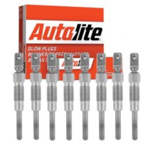 8 pc Autolite Diesel Glow Plugs for 1980-1983 Oldsmobile Cutlass Cruiser