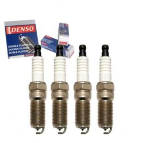 4 pc DENSO Double Platinum Spark Plugs for 2002-2009 Saturn Vue 2.2L 2.4L L4