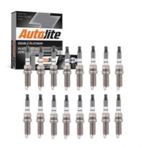 16 pc Autolite Double Platinum Spark Plug for 2012-2019 Dodge Charger 6.4L