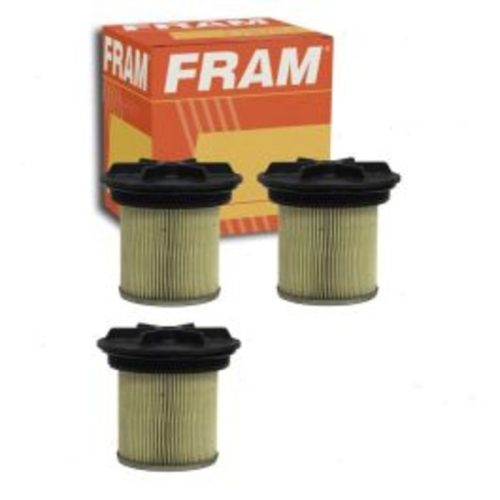 3 pc FRAM CS7715A Fuel Water Separator Filters