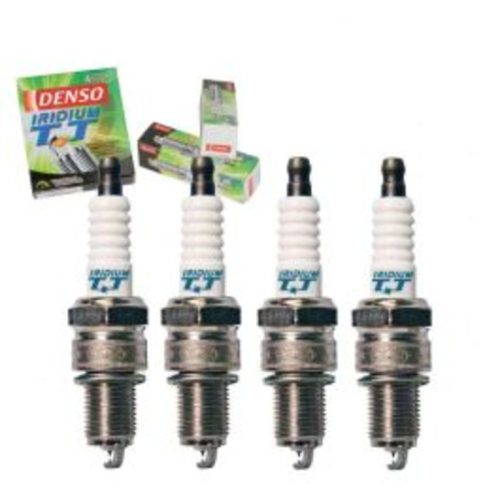 4 pc DENSO Iridium TT Spark Plugs for 1990-1993 Mazda B2200 2.2L L4