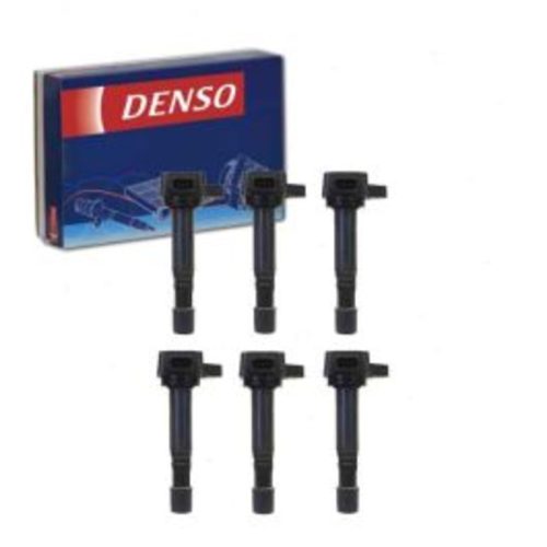 6 pc DENSO Direct Ignition Coils for 2001-2009 Acura MDX 3.5L 3.7L V6