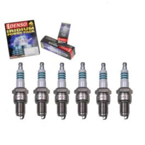 6 pc DENSO Iridium Power Spark Plugs for 1987-2000 Plymouth Voyager 3.0L 3.3L 3.8L V6
