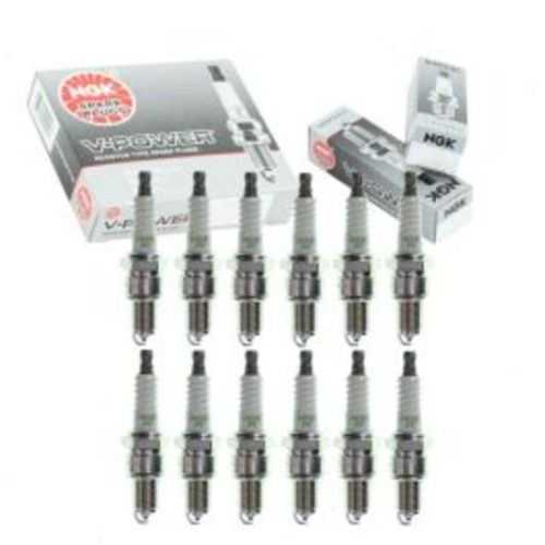 12 pc NGK V-Power Spark Plugs for 1971-1974 Jaguar XKE 5.3L V12
