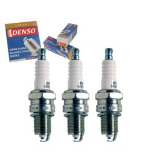 3 pc DENSO Standard U-Groove Spark Plugs for 1985-1986 Chevrolet Sprint 1.0L L3