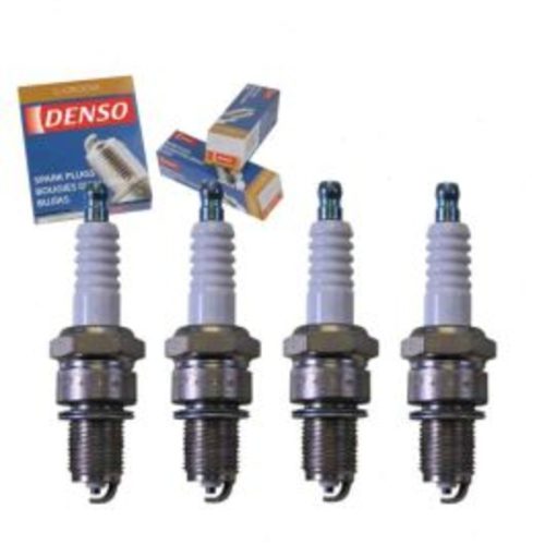 4 pc DENSO Standard U-Groove Spark Plugs for 1979-1980 Dodge D50 2.0L L4