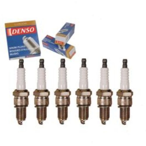 6 pc DENSO Standard U-Groove Spark Plugs for 1971 Dodge B200 Van 3.2L L6
