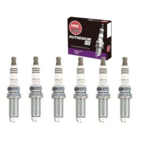 6 pc NGK Ruthenium HX Spark Plugs for 2006-2007 BMW 530xi 3.0L L6