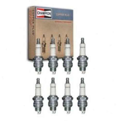 8 pc Champion Copper Plus Spark Plugs for 1966-1971 Fargo D200 Pickup 5.2L 6.3L V8