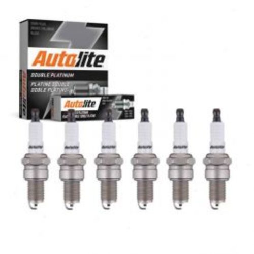 6 pc Autolite Double Platinum Spark Plug for 1964-1965 GMC B3500 5.0L V6