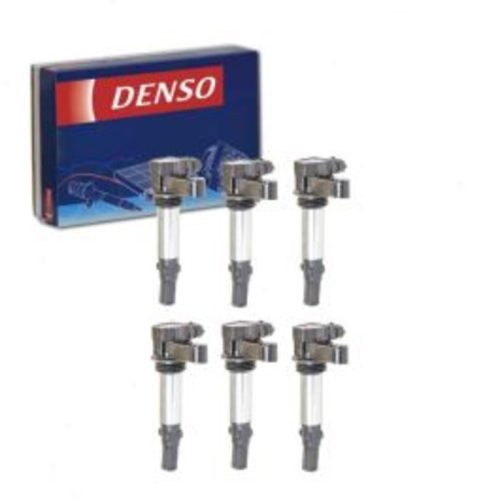 6 pc DENSO Direct Ignition Coils for 2006-2009 Saab 9-3 2.8L V6