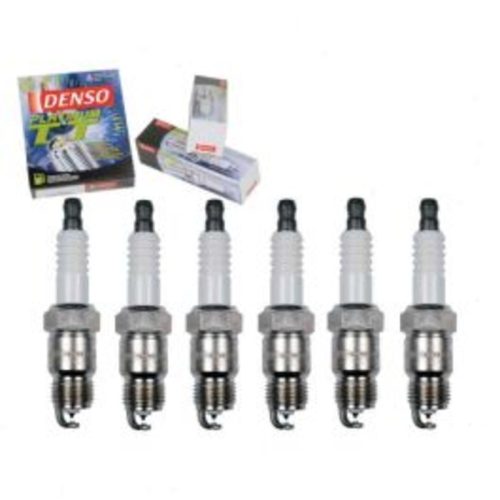 6 pc DENSO Platinum TT Spark Plugs for 1984-1986 Jeep Wagoneer 2.8L V6