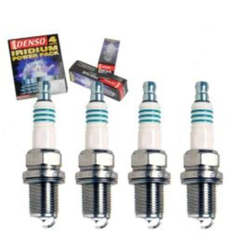 4 pc DENSO Iridium Power Spark Plugs for 1990-1996 Mitsubishi Eclipse 2.0L L4
