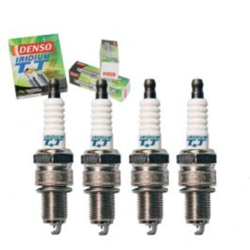 4 pc DENSO Iridium TT Spark Plugs for 1969 Nissan 521 Pickup 1.3L L4