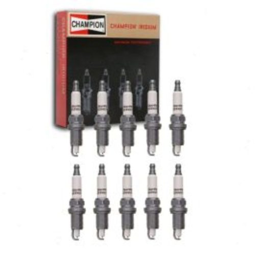 10 pc Champion Iridium 9810 Spark Plugs