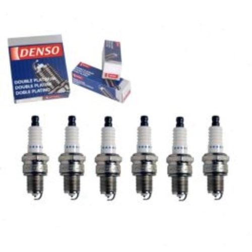 6 pc DENSO Double Platinum Spark Plugs for 1971-1974 Dodge B200 Van 3.7L L6