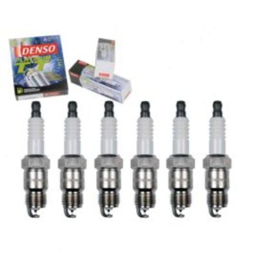6 pc DENSO Platinum TT Spark Plugs for 1977-1993 Chevrolet Caprice 3.8L 4.1L 4.3L L6 V6