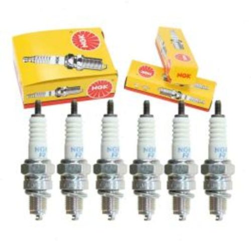 6 pc NGK Standard Spark Plugs for 1953-1955 Aston Martin DB2-4 2.6L L6