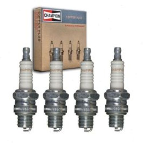 4 pc Champion Copper Plus Spark Plugs for 1962-1965 Abarth 1000 1.0L L4