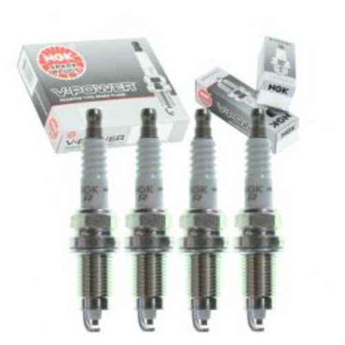 4 pc NGK V-Power Spark Plugs for 1986-1992 Jeep Comanche 2.5L L4