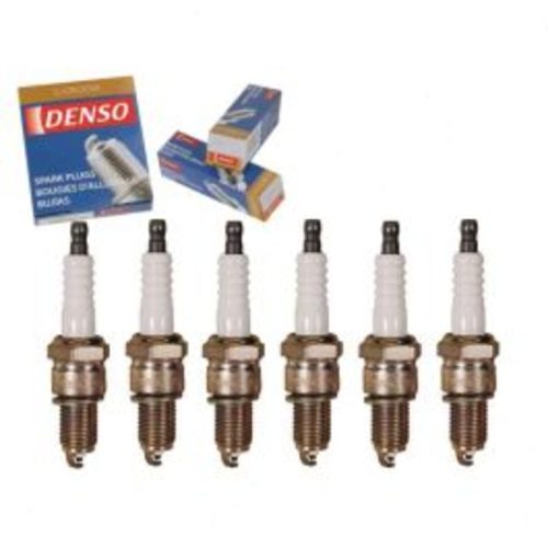 6 pc DENSO Standard U-Groove Spark Plugs for 1971-1973 International 1310 3.8L 4.2L L6