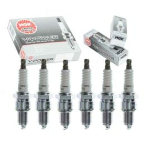 6 pc NGK V-Power Spark Plugs for 1969-1971 International M800 3.8L L6