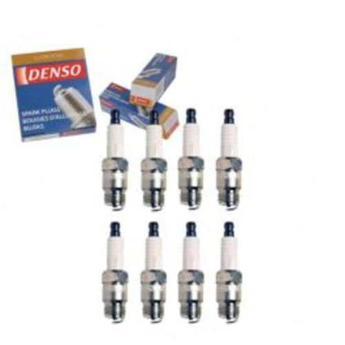 8 pc DENSO Standard U-Groove Spark Plugs for 1972-1974 GMC K35 K3500 Pickup 5.0L 5.7L 7.4L V8