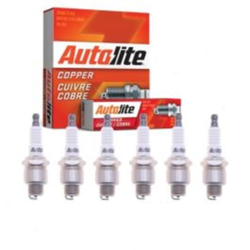 6 pc Autolite Copper Core Spark Plugs for 1953-1954 Nash Ambassador Custom