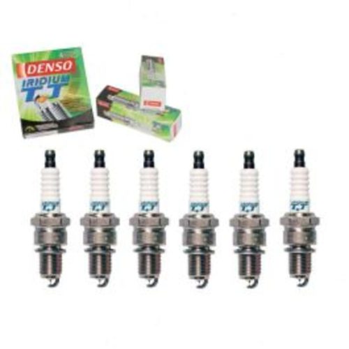 6 pc DENSO Iridium TT Spark Plugs for 1969-1976 Triumph TR6 2.5L L6