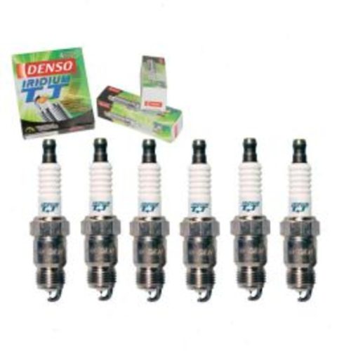 6 pc DENSO Iridium TT Spark Plugs for 1970 Pontiac Safari 4.1L L6