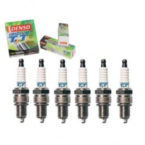 6 pc DENSO Iridium TT Spark Plugs for 1982-1988 BMW 528e 2.7L L6