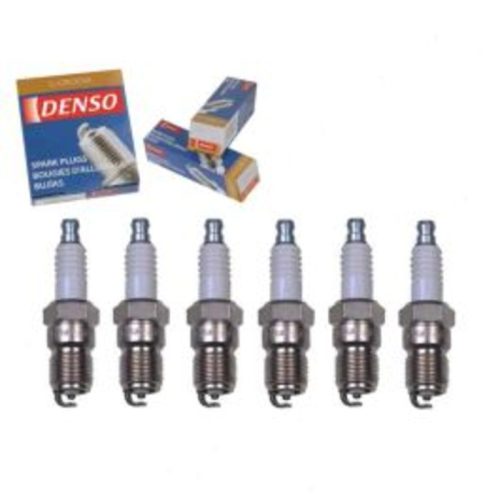 6 pc DENSO Standard U-Groove Spark Plugs for 1994-2003 Pontiac Grand Prix 3.1L 3.4L 3.8L V6