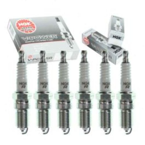 6 pc NGK V-Power Spark Plugs for 1977-1981 Peugeot 604 2.7L 2.8L L6 V6