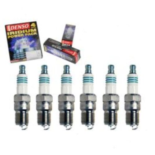 6 pc DENSO Iridium Power Spark Plugs for 1985-1987 Oldsmobile Calais 3.0L V6