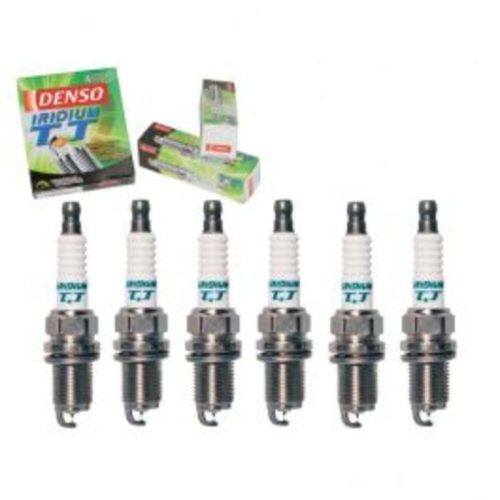 6 pc DENSO Iridium TT Spark Plugs for 1992-1997 Subaru SVX 3.3L H6
