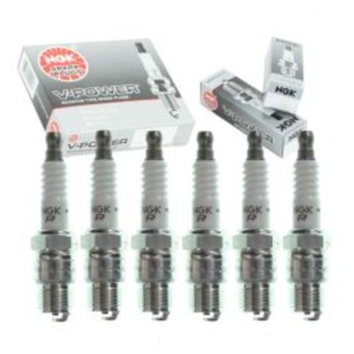 6 pc NGK V-Power Spark Plugs for 1970-1974 Chevrolet K20 Pickup 4.1L 4.8L L6