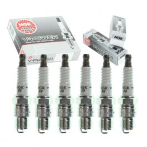 6 pc NGK V-Power Spark Plugs for 1975 Chevrolet K10 4.1L 4.8L L6