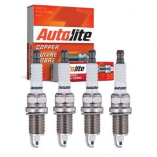 4 pc Autolite Copper Core Spark Plugs for 1984 American Motors Eagle 2.5L L4