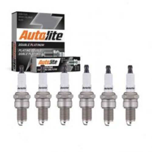 6 pc Autolite Double Platinum Spark Plug for 1966 Chevrolet Suburban 3.8L