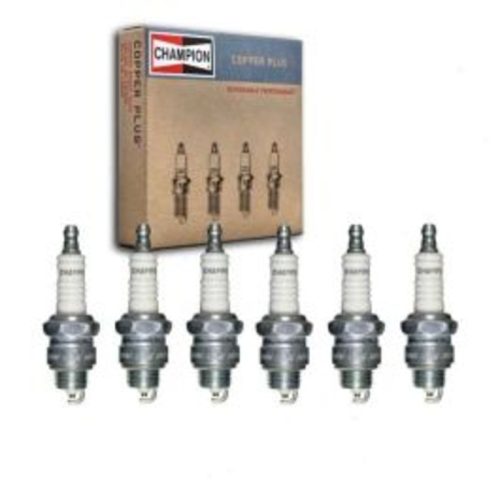 6 pc Champion Copper Plus 10 J12YC Spark Plugs