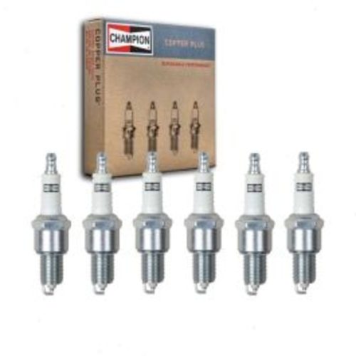 6 pc Champion Copper Plus Spark Plugs for 1967-1968 GMC C15 C1500 Suburban 4.1L 4.8L 5.0L 5.7L L6 V6