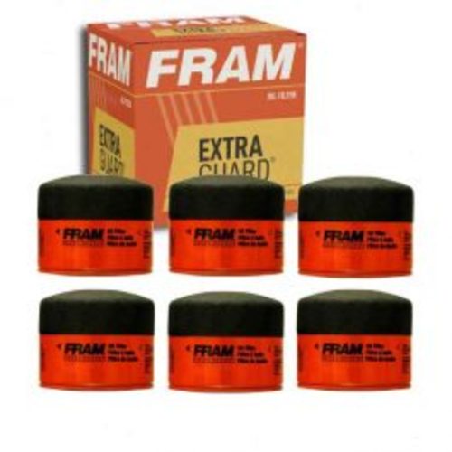 6 pc FRAM Extra Guard PH3950 Engine Oil Filters